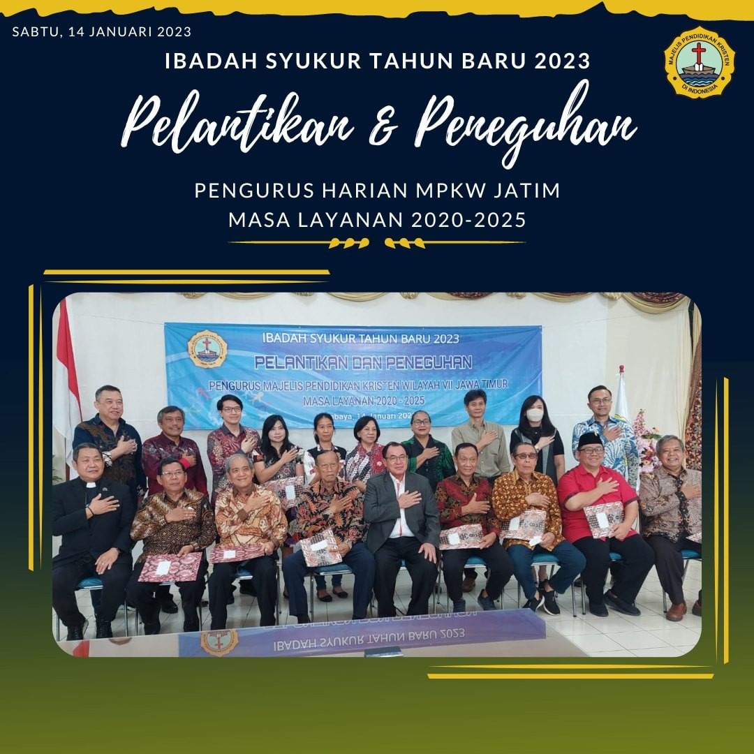 Pelantikan dan Peneguhan Pengurus Harian MPKW Jatim 2020-2025