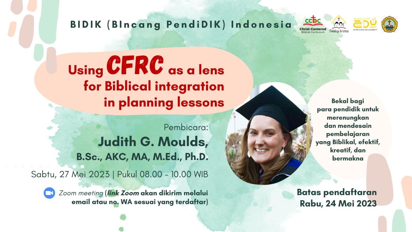BIDIK: Using CFRC as a lens for Biblical integration in planning lessons