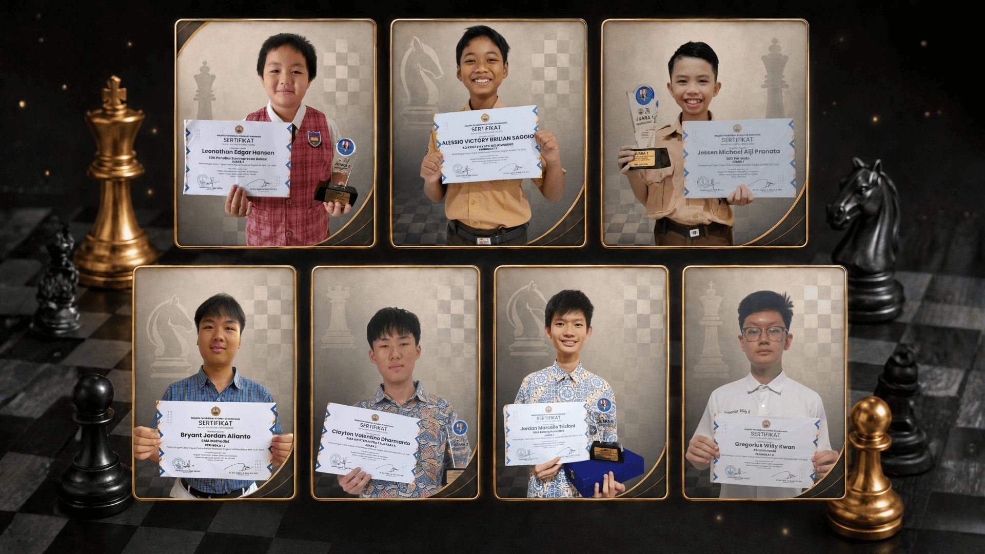 Pemenang Lomba Catur MPK Cup 2026